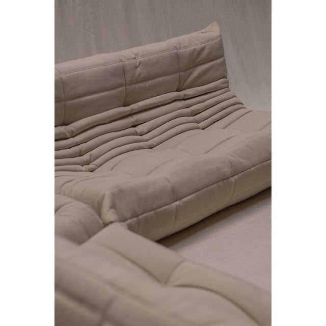 Togo Sofa Set by Michel Ducaroy for Ligne Roset, 1973, Set of 3 For Sale - Image 12 of 18