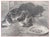 Théophile Alexandre Steinlen, Cats Gnawing a Bone, 1933, Lithograph For Sale