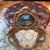 Gold Gold Frame Mirror With Painted Scenes Details For Sale - Image 8 of 9