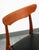 1960s Mid Century Danish Modern Dining Chairs Black Leather Set 2 Pair Teak Elgaard Nm For Sale - Image 9 of 12