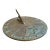 Vintage English Country Iron Garden Sundial "Time Takes All but Memories" For Sale