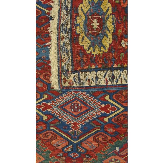 Red Antique Caucasian Soumak (Sumak) Kilim For Sale - Image 8 of 8