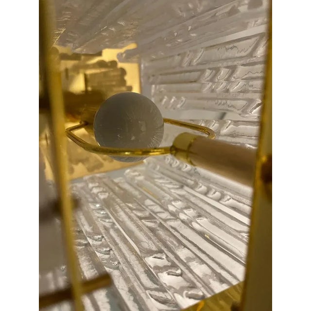 Gold Murano Glass Table Lamps, 1980s, Set of 2 For Sale - Image 8 of 10