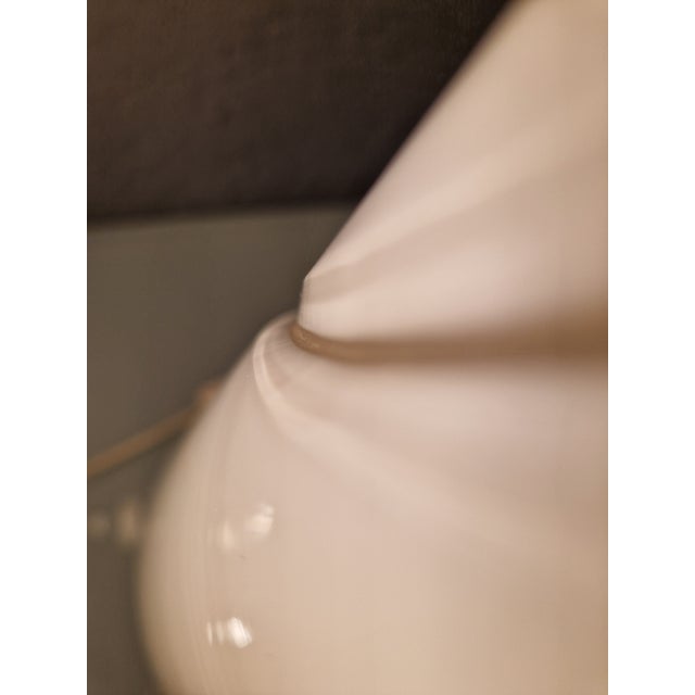 Murao Table Lamp in Thick Glass with Cuts Paying Homage to Lucio Fontana, 1970s For Sale - Image 6 of 11