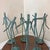 Brutalist Early 21st Century Bronze Artist Made Brutalist Style Sculpture Set of 6 For Sale - Image 3 of 10