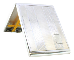 Guilloche Silver Cigarette Case