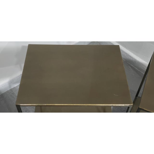 French Bronzed Side Tables, 1930, Set of 2 For Sale - Image 3 of 10