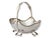This elegant silver-plate basket showcases design hallmarks attributed to Christopher Dresser, a pioneer of modern design....