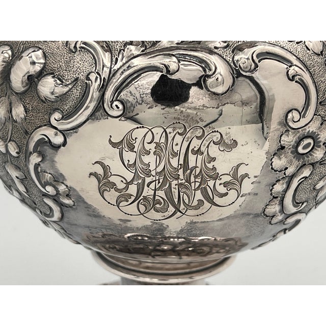 Four Piece Early 19th Century Coin Silver Coffee Service, Jb Ginochio (1834-1857) New York, Ny For Sale - Image 13 of 15