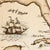 Islands of the Bahamas and West Indies Nautical Chart - Custom Framed Stretched Canvas For Sale In Mobile - Image 6 of 10