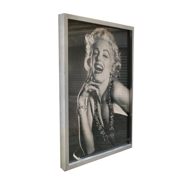 Mid-Century Modern Poster of Marilyn Monroe by Emilio Modric, Italy, 1980s For Sale - Image 3 of 7