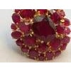 Bochic "Orient" Vintage Ruby 40 Carats Ring Set In 18K Gold & Silver For Sale - Image 16 of 18