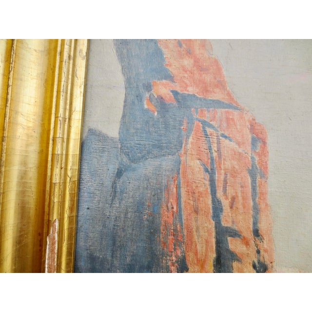 Textile John Ralph Egyptian Scene on Panel Circa 1910 For Sale - Image 7 of 10