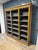 Brown Large Satinwood Open Bookcase For Sale - Image 8 of 11