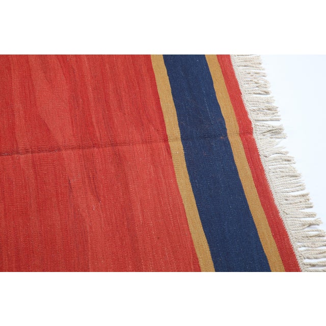 1990s Turkish Handmade Kilim Rug - 5′4″ × 7′9″ For Sale - Image 9 of 13