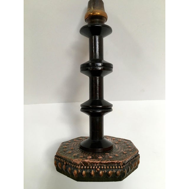 Folk Art Hammered Copper Candle Holder Chairish