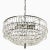 Classic Modern Chandelier With Crystal Icicles For Sale - Image 4 of 4