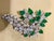 Tiffany & Co Colombian Pear Emerald & 12 Ct Diamond Pin in Platinum, Vintage For Sale In New York - Image 6 of 8
