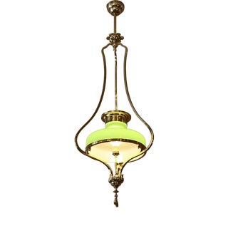 Art Nouveau Pendant Light, 1890s For Sale