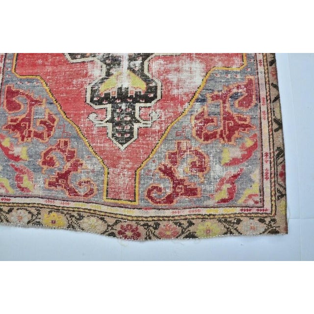Textile Oushak Anatolian Runner Rug For Sale - Image 7 of 10