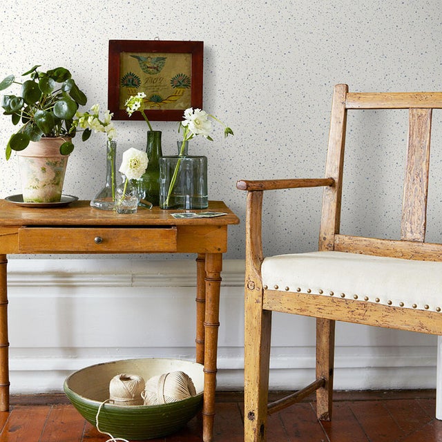 A splatter-paint pattern that would make Jackson Pollock proud, Johan in blues was created by Swedish design brand...