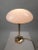 Vintage Art Deco Mushroom Table Lamp in Brass with Milk Glass Shade, 1930s For Sale - Image 3 of 6