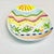 1980s Vintage Fitz & Floyd Hand Painted Easter Egg Dish. For Sale - Image 6 of 8