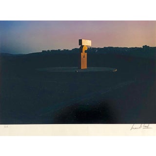 Marc Riboud, Vintage Color Photograph Kadishman Sculpture Jerusalem Museum Marc Riboud Photo, 1973 For Sale