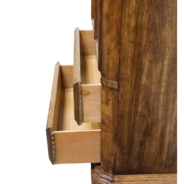 Stanley Furniture Solid Walnut Italian Provincial 40" Door Chest For Sale - Image 9 of 15