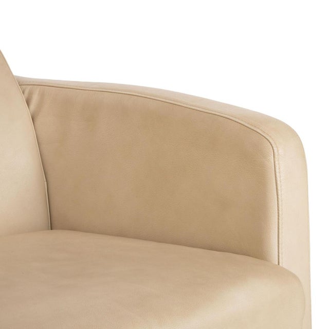 Sam Armchairs in Cream Leather from Ewald Schillig, Set of 2 For Sale - Image 4 of 13