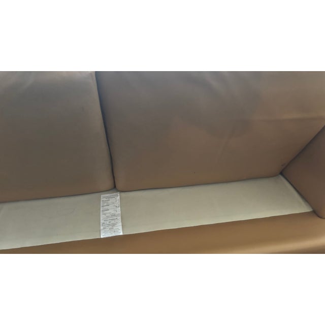Authentic Martin/Brattrud Leather Sofa For Sale - Image 4 of 5