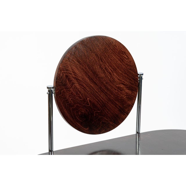 Rare Fritz Hansen Model S214 Tubular Steel Dressing Table Attributed to Mart Stam Denmark 1930s For Sale - Image 9 of 18