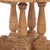 1940s French Round Solid Oak Table With Acanthus Motifs, C. 1940 For Sale - Image 5 of 7