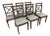 Rustic European Cross-Back Dining Chairs, Set of Six For Sale