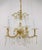 Baroque Vienna Baroque Gilt Crystal Glass Chandelier from Lobmeyr, 1940s For Sale - Image 3 of 11