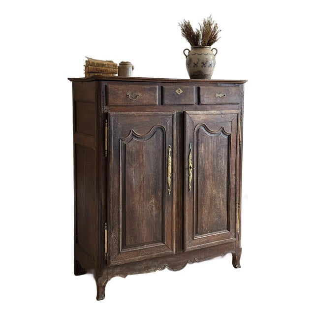 Late 19th c. French Oak Cabinet/Sideboard For Sale
