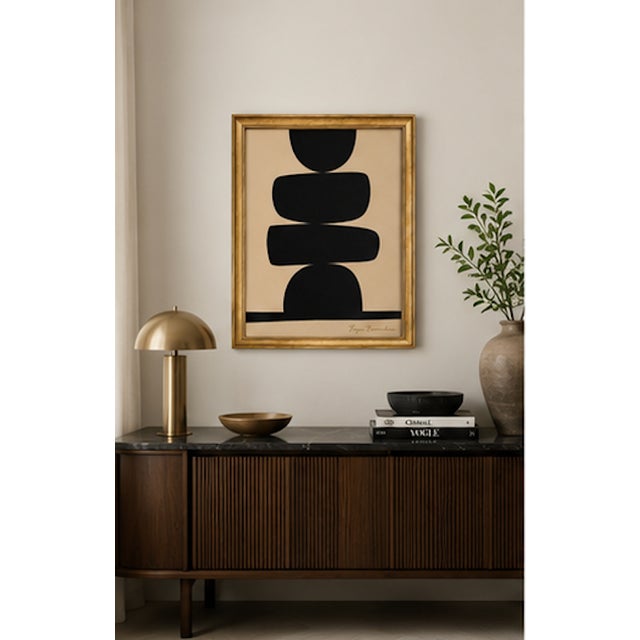 Horizon Tide is a sophisticated minimalist abstract painting by Bryan Boomershine that explores the relationship between...