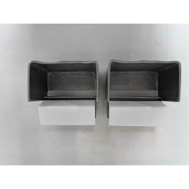 Lights Stem Design for Claude Home Scape Wall Lights, Pair For Sale - Image 7 of 13
