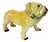 Large Vintage Bulldog Dog Figurine in Porcelain, 1960s For Sale