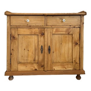Rustic Shop Apothecary Cabinet For Sale