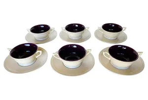 Midcentury Franciscan "Montecito" Bouillabaisse Bowls - Set of 6