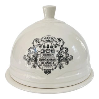 Rare Find! 1990s Discontinued Vintage Fortnum & Mason Cheese Dome Made in England For Sale