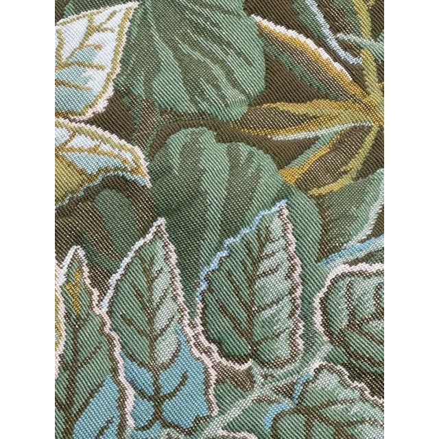 Vintage French Tropical Forest Jacquard Tapestry, 1950s For Sale - Image 12 of 18