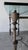 Giacometti Style Bronzed Finish and Glass Console Table For Sale - Image 10 of 11