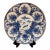 18th Century Hand Painted Dutch Delft Chinoiserie Pattern Platter For Sale