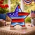Kenneth Ludwig Chicago Americana Flag Star Ekkolight 13.5"H For Sale - Image 4 of 4