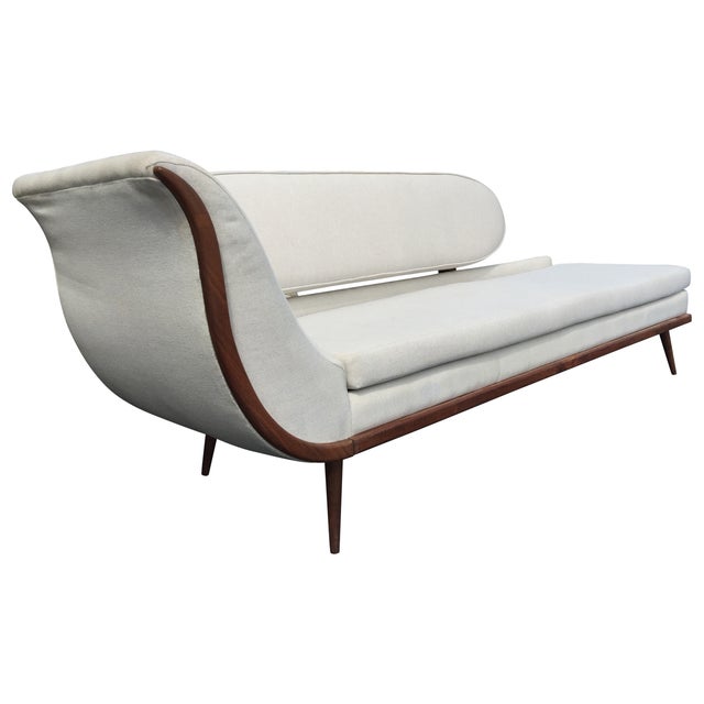 Exquisite Mid Century Modern Sofa Settee by Cimon | Chairish