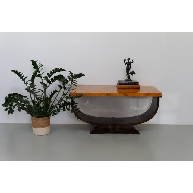 Art Deco Norwegian Burl Coffee Table from Aase Dreieri, 1930s For Sale - Image 18 of 18