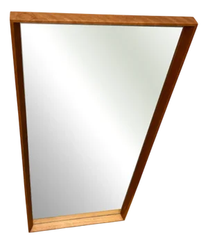 Mid-Century Modern Danish Teak Wall Mirror, 1960s