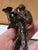 Metal Vintage Mid Century Giacometti Style Bronze Sculpture Musician For Sale - Image 7 of 7